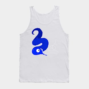 Worm on a String - Blue Tank Top